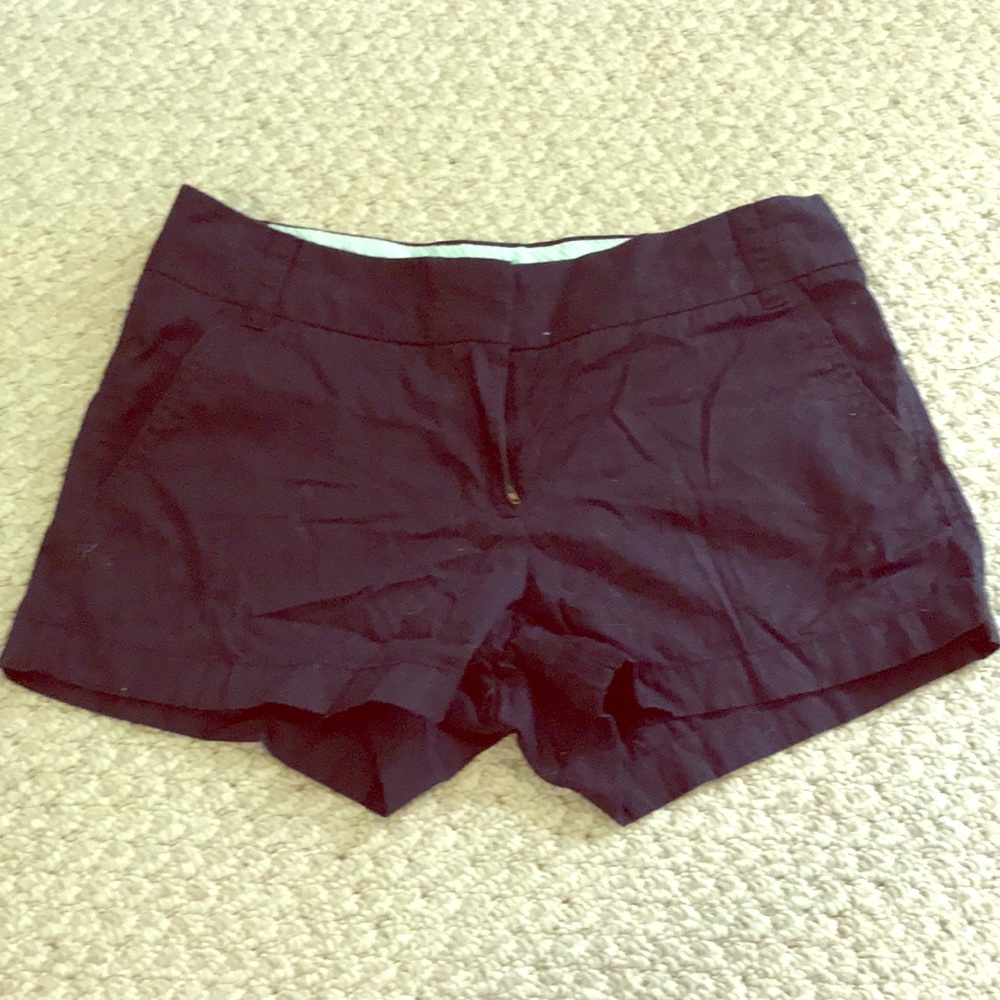 J Crew Chino Navy Shorts